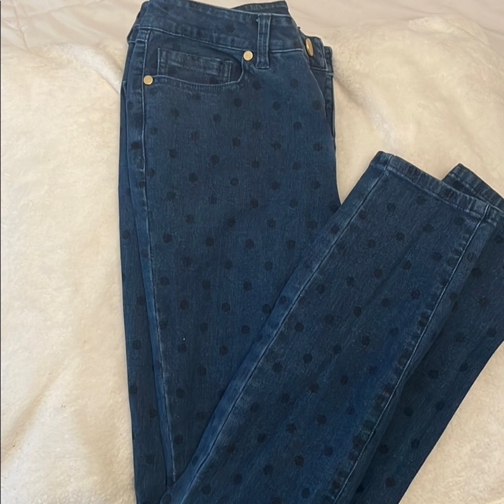 Gili skinny polka dot jeans